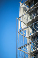 Detail of a contemporary modern offices building