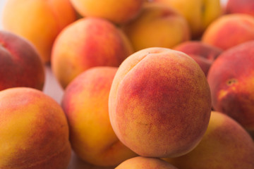 Fototapeta na wymiar closeup of ripe peach