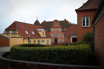 Fototapeta na wymiar Old town of Viborg, Denmark