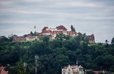 Fototapeta na wymiar Old Fortress in Brasov city in Romania