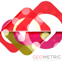 Shiny geometric abstract background