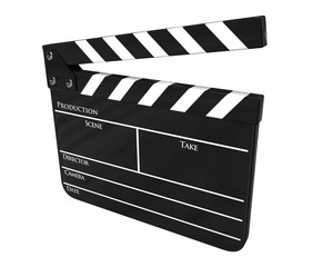 Clapboard isolated