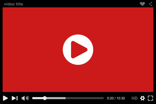 video player template