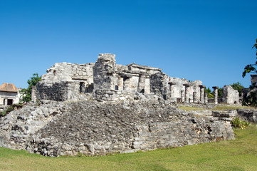 Mayan pyramid, Tulum, Mexico