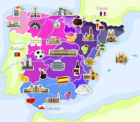 Map of Spain