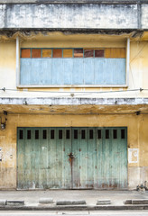 Fototapeta na wymiar Architecture building vintage design antique facade in thailand