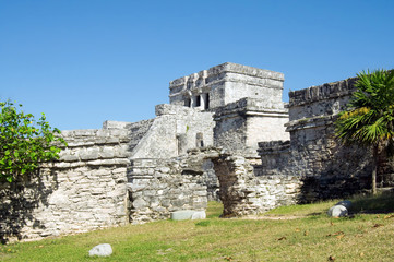 Mayan pyramid, Tulum, Mexico