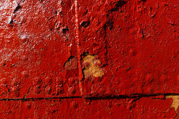Repainted Steel Texture with Rust