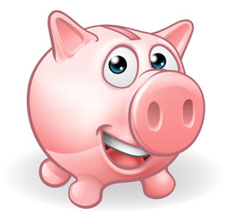 Cartoon Piggy Bank