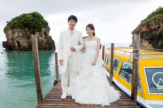 新原海灘 沖繩自助婚紗