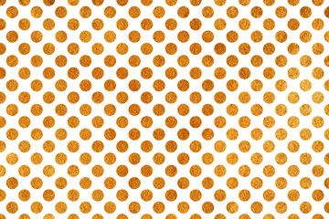 Golden polka dot background.