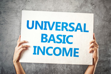Universal basic income concept