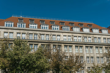 Fototapeta na wymiar luxury building at friedrichstrasse at berlin