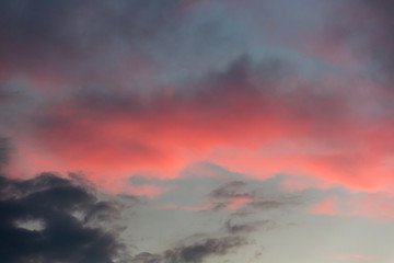 Fototapeta premium Romantischer Sonnenuntergang am Rande der Schwäbischen Alb