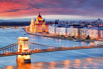 Deurstickers Boedapest Budapest, Hongarije