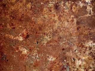 Old metal iron rust texture background