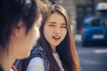 Young Asian Tourists