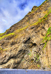 Reynisfjall Mountain at the Black Sand Beach of Reynisfjara - Iceland