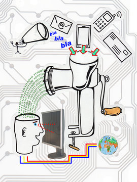 Datenflut durch Computertechnik und Fortschritt