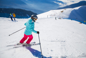 Fototapeta na wymiar alpin ski