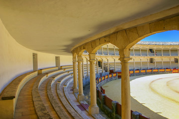 Bullfighting arena in Spain