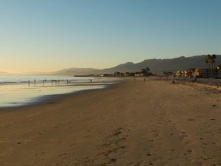 sunset at a beach