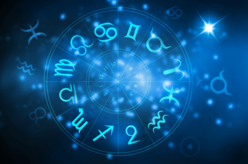 horoscope wheel - 121801609