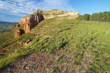 Mud mountains in Spain