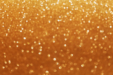 Golden glitter bokeh background