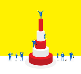 The winner / Relatively good people can get higher achievement.