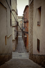 Obraz premium The narrow streets of the old town