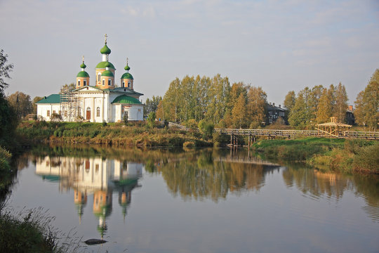 The Republic of Karelia. City Olonets. Cathedral of the Smolensk Icon of the Mother