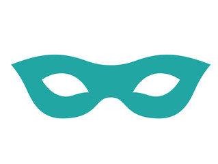 Mask icon. Party festival and carnival theme. Colorful design. Vector illustration