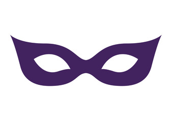 Mask icon. Party festival and carnival theme. Colorful design. Vector illustration