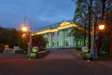 Elagin Palace on Elagin Island