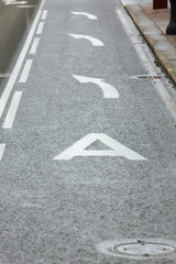 Dedicated bus lane