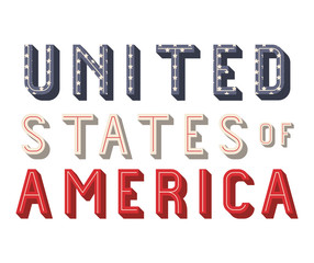 usa and Labor day icon. Patriotism Party festival and national theme. Colorful design. Vector illustration