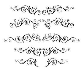 Fototapeta premium Vintage ornamental vector frames