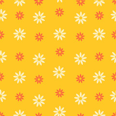 Seamless colorful floral pattern texture. Vector