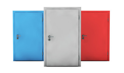 Open the door , This is a computer generated and 3d rendered