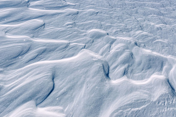 snow waves texture