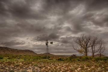 Obraz premium Windmill Sky