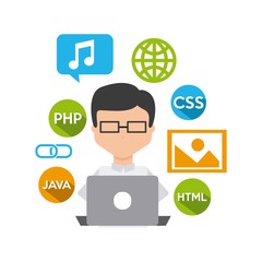 mobile social media icon vector illustration design