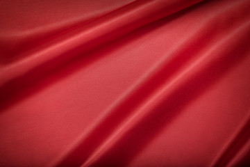 Fototapeta na wymiar Red silk, can used as background.