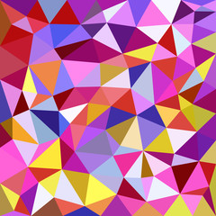 Polygonal triangles background