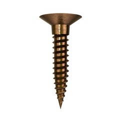 Metallic screw. 3D rendering illustration.