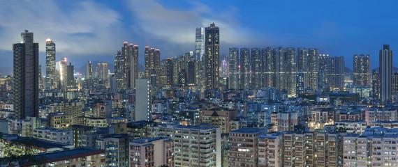Hong Kong City at night © leeyiutung