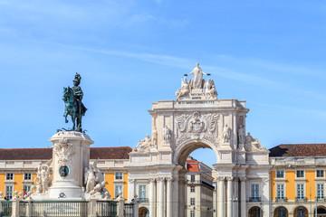 Praça do Comércio em Lisboa Portugal