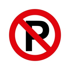 parking zone signal icon vector illustration design