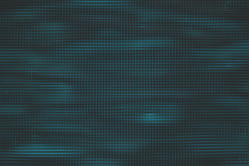 Wavy surface made of black cubes with glowing background, abstract background, 3d render illustration